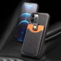 QIALINO Skórzane Etui Holder iPhone 12 Pro Max czarne