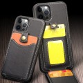 QIALINO Skórzane Etui Holder iPhone 12 Pro Max czarne
