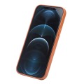 Skórzane Etui Plecki Obudowa QIALINO iPhone 12 Pro Max brązowe