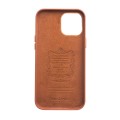 Skórzane Etui Plecki Obudowa QIALINO iPhone 12 Pro Max brązowe