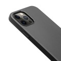 Skórzane Etui Plecki Obudowa QIALINO iPhone 12 Pro Max czarne