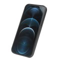 Skórzane Etui Plecki Obudowa QIALINO iPhone 12 Pro Max czarne