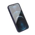 Skórzane Etui Plecki Obudowa QIALINO iPhone 12 Pro Max granatowe