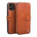 QIALINO Biznesowe Skórzane Etui Pokrowiec iPhone 12 Pro Max brązowe