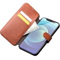 QIALINO Biznesowe Skórzane Etui Pokrowiec iPhone 12 Pro Max brązowe