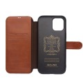QIALINO Biznesowe Skórzane Etui Pokrowiec iPhone 12 Pro Max brązowe