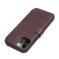 QIALINO Biznesowe Skórzane Etui Pokrowiec iPhone 12 Pro Max czekoladowe