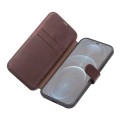 QIALINO Biznesowe Skórzane Etui Pokrowiec iPhone 12 Pro Max czekoladowe
