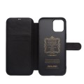 QIALINO Biznesowe Skórzane Etui Pokrowiec iPhone 12 Pro Max czarne