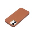 QIALINO MagSafe Skórzane Etui Plecki Obudowa iPhone 12 Mini brązowe