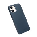 QIALINO MagSafe Skórzane Etui Plecki Obudowa iPhone 12 Mini granatowe