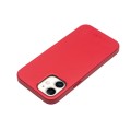 QIALINO MagSafe Skórzane Etui Plecki Obudowa iPhone 12 Mini czerowne