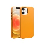 QIALINO MagSafe Skórzane Etui iPhone 12 / iPhone 12 Pro żółte