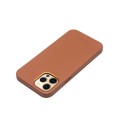 QIALINO MagSafe Skórzane Etui do iPhone 12 Pro Max brązowe