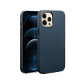 QIALINO MagSafe Skórzane Etui do iPhone 12 Pro Max granatowe