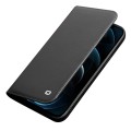 Skórzane Etui Pokrowiec QIALINO do iPhone 12 Pro Max czarne
