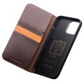 Skórzane Etui Pokrowiec QIALINO do iPhone 12 Pro Max brązowe