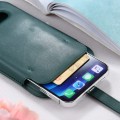 MagSafe Etui Wsuwka Sleeve do iPhone 12 Pro Max zielone