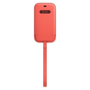 MagSafe Etui Wsuwka Sleeve do iPhone 12 Pro Max pomarańczowe