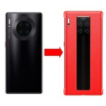 Obudowa Skórzane Etui Back Cover Huawei Mate 30 Pro czerwone