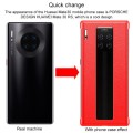Obudowa Skórzane Etui Back Cover Huawei Mate 30 Pro czerwone