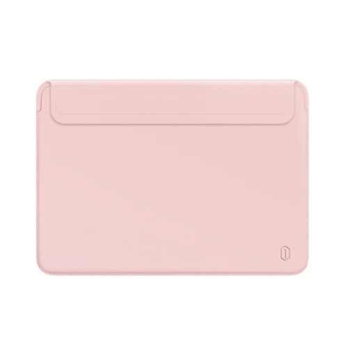 WIWU Skórzana Torba Aktówka Wsuwka do MacBook Pro 15.4 A1707 A1990 różowa