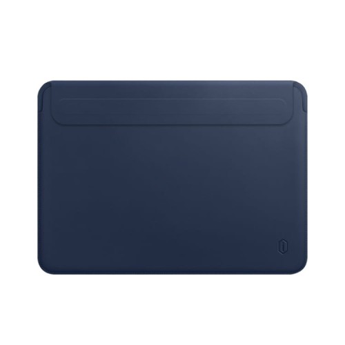 WIWU Skórzana Torba Aktówka Wsuwka do MacBook Pro 15.4 granatowa