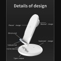 WIWU 15W Stojak Szybka Ładowarka Bezprzewodowa do Apple Watch iPhone AirPods