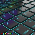 JIUYU Mocne Etui Podświetlana Klawiatura TouchPad do iPad Pro 12.9 2021/2020