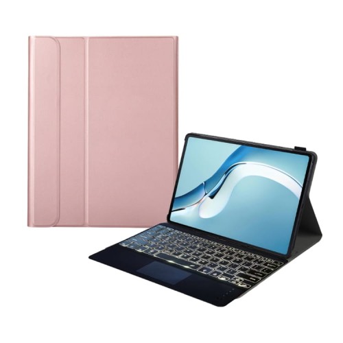 Etui Podświetlana Klawiatura Huawei MatePad Pro 12.6 TouchPad różowa