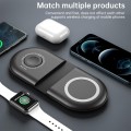 MagSafe Składana Ładowarka Bezprzewodowa 15W do Apple iPhone AirPods, Apple Watch czarna