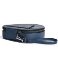 WIWU Skórzane Eleganckie Etui Ochronne do AirPods Max niebieskie