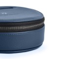 WIWU Skórzane Eleganckie Etui Ochronne do AirPods Max niebieskie