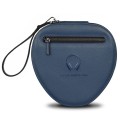 WIWU Skórzane Eleganckie Etui Ochronne do AirPods Max niebieskie