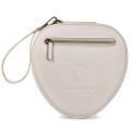WIWU Skórzane Eleganckie Etui Ochronne do AirPods Max białe/beżowe
