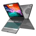 JIUYU Mocne Etui Podświetlana Klawiatura do iPad Pro 11 2021/2020 /2018