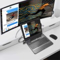 JIUYU Mocne Etui Podświetlana Klawiatura do iPad Pro 11 2021/2020 /2018