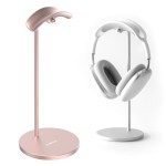 MOMAX Aluminiowy Stojak na Biurko do Airpods Max różowy
