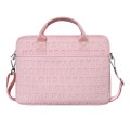 WIWU Elegancka Tłoczona Torba do MacBook Pro Air 13.3 różowa