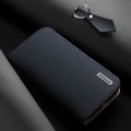 Dux Ducis Skórzane Etui Pokrowiec do iPhone XS Max granatowy