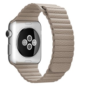Pasek ze skóry naturalnej z zapięciem magnetycznym do Apple Watch 44mm - różne kolory