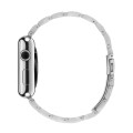 Piękna Bransoleta Żywica Stal Nierdzewna do Apple Watch 38mm/40mm perłowa