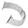 Piękna Bransoleta Żywica Stal Nierdzewna do Apple Watch 42mm/44mm perłowa