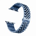 Piękna Bransoleta ze Stali Nierdzewnej do Apple Watch 42mm/44mm niebieska