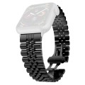 Piękna Bransoleta ze Stali Nierdzewnej do Apple Watch 42mm/44mm czarna