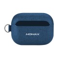 MOMAX Piękne Etui z Paskiem do AirPods Pro granatowe