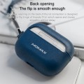 MOMAX Piękne Etui z Paskiem do AirPods Pro granatowe