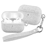 MOMAX Piękne Etui z Paskiem do AirPods Pro szare jasne