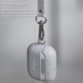 MOMAX Piękne Etui z Paskiem do AirPods Pro szare