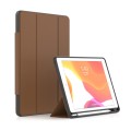 Mutural ZHIYA Etui Smart Cover Pen Slot do iPad Air 4 10.9 brązowe